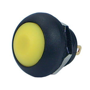 EIE IP67 Push Butt Switch NO Spst M12 Yellow