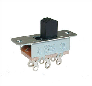 EIE Slide Switch Dpdt 250V 3A