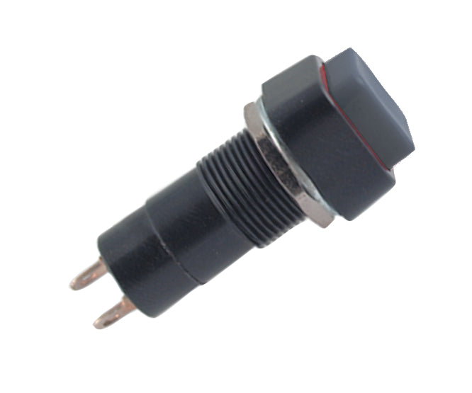 EIE Sqr Push Button Switch N.C Spst 3A 125V 15x15mm M12 Hole