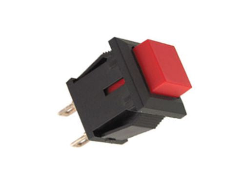EIE Push Button Sq N.O. Spst 1A P/Fit Lug 12x13mm F=14