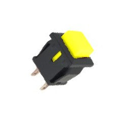 EIE Push Button Sq N.O. Spst 1A P/Fit Lug 12x13mm F=14