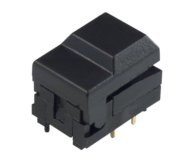EIE Push Button Switch Tactile N.O. NO LED on Black Cover