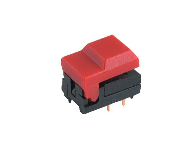 EIE Square Push Button with Red Cover/Lever
