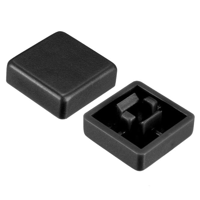 EIE Tactile Switch Cover Blk Square B1729