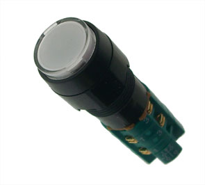 EIE Push Button Illuminated Latching 2XNONC Round 12VDC 1A