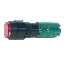 EIE Push Button Illuminated Momentary 2XNONC Round 12VDC 1A