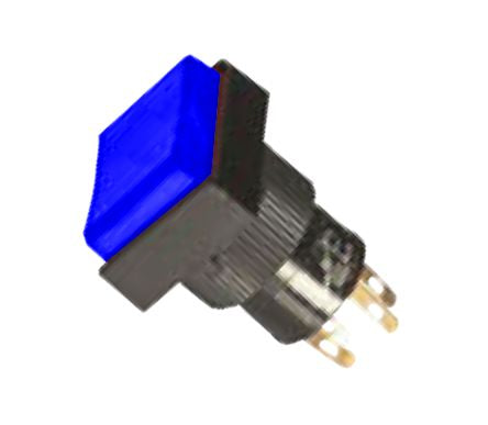 EIE Push Button Sqr Illuminated Latch 12V