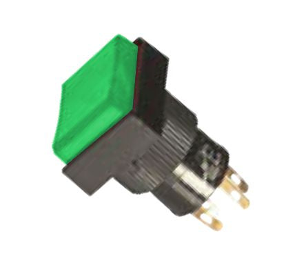 EIE Push Button Sqr Illuminated Latch 12V