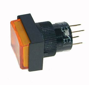 EIE Push Button Switch Latch 15mm Illum. or