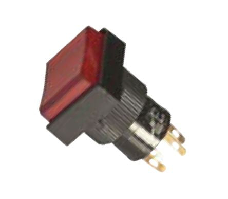 EIE Push Button Sqr Illuminated Latch 12V