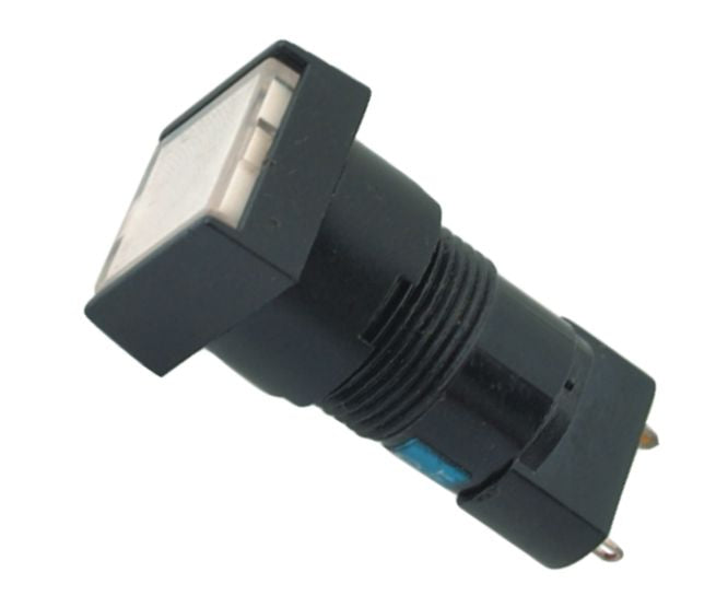 EIE Square Panel Mount Indicator White D=16 NO Lamp