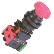 EIE Push Switch Mushroom Nonc Red