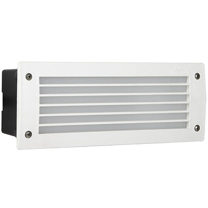 Fumagalli Leti300 white grid outdoor foot light LED