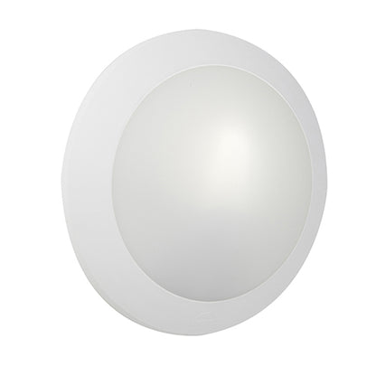 Fumagalli Berta white outdoor bulkhead E27 LED
