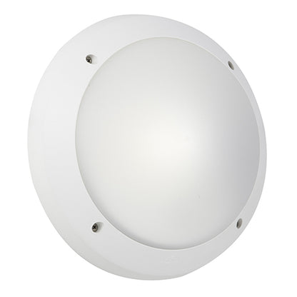 Fumagalli Gelmi white outdoor bulkhead E27 LED