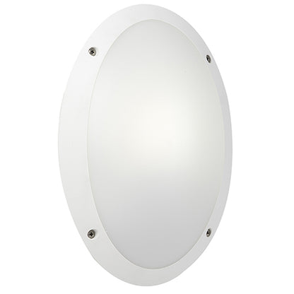 Fumagalli Maddi white outdoor bulkhead E27 LED