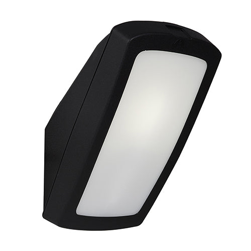 Fumagalli Germana black outdoor bulkhead E27 LED IP66