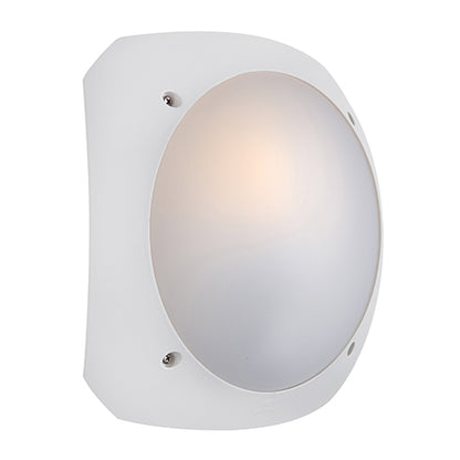 Fumagalli Stucchi white backlit outdoor bulkhead E27