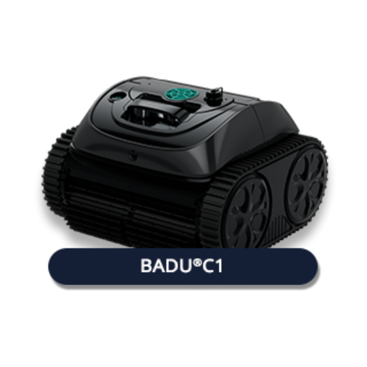 BADU C1 Cordless Robotic Pool Cleaner – 65W, Up to 150m² Coverage