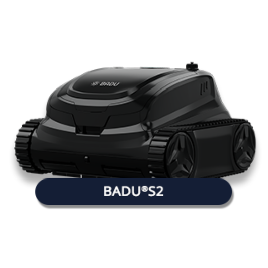 BADU S2 Cordless Robotic Pool Cleaner – 90W, Up to 300m² Coverage