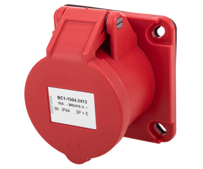 Bemis Panel Mount Industrial Socket, Straight
