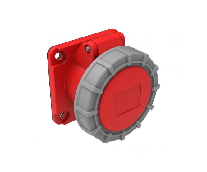 Bemis Panel Mount Industrial Socket, Straight