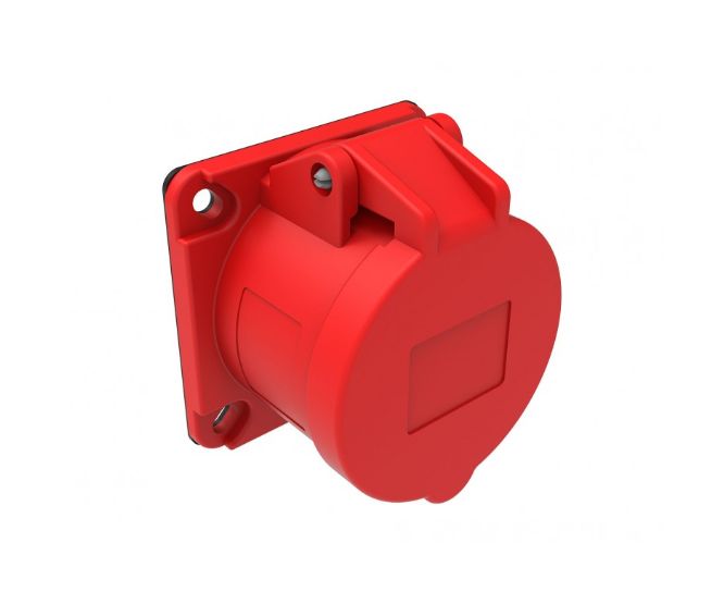 Bemis Panel Mount Industrial Socket, Straight