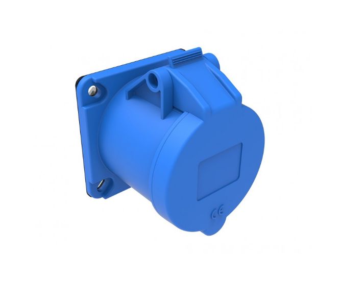 Bemis Panel Mount Industrial Socket, Straight