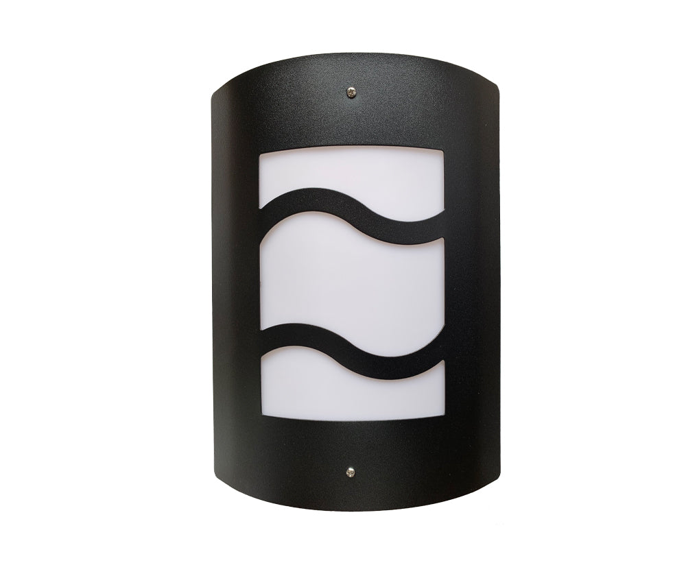 O-lite Nouveau E27 Wall Fitting, Wave Design IP54