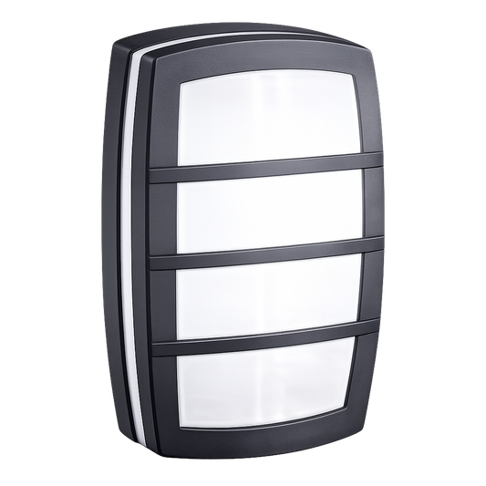 O-lite Nouveau Large Rectangular Bulkhead, Louvre IP54