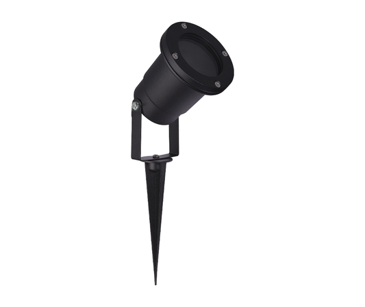 O-lite Nouveau Black Spike Garden Light, GU10 IP65