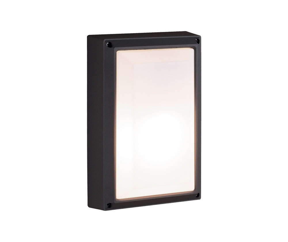 O-lite Nouveau E27 Slim Wall Fitting, Plain IP54
