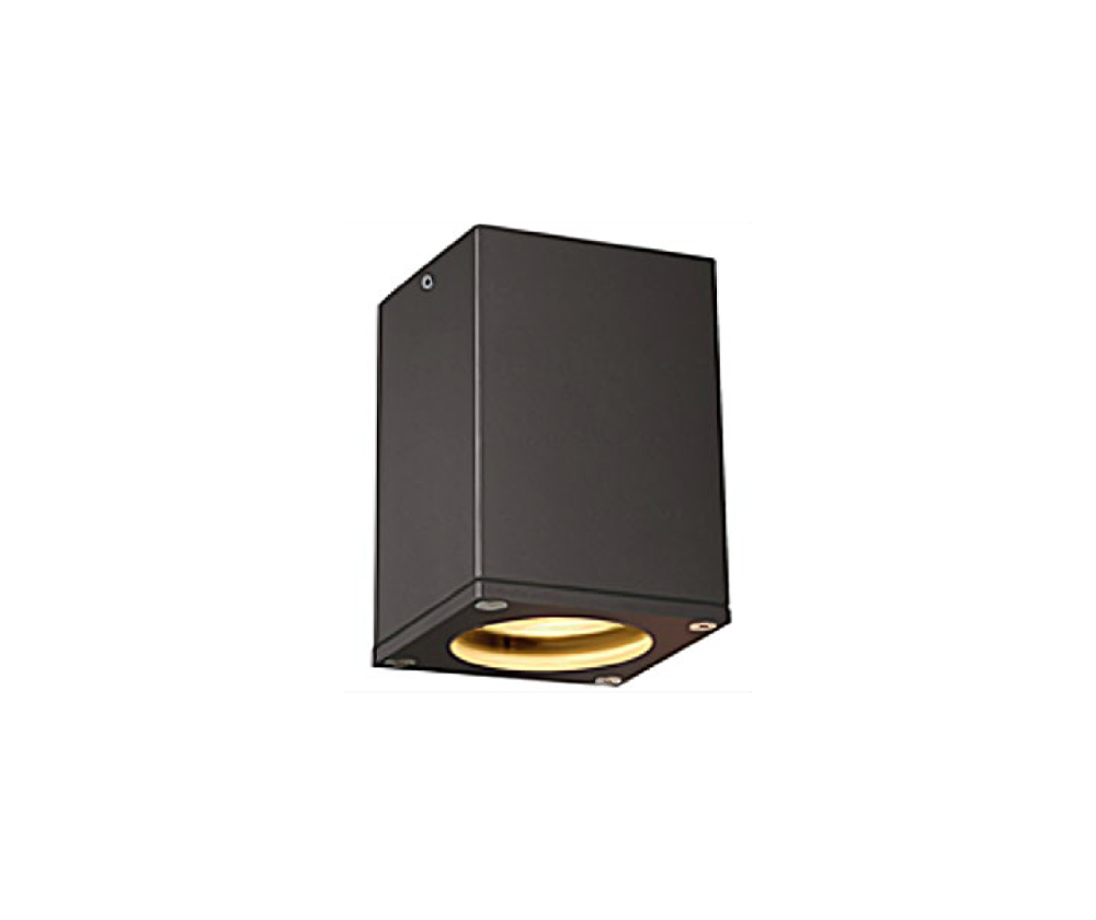 O-lite Nouveau Rectangular GU10 Wall Fitting IP65