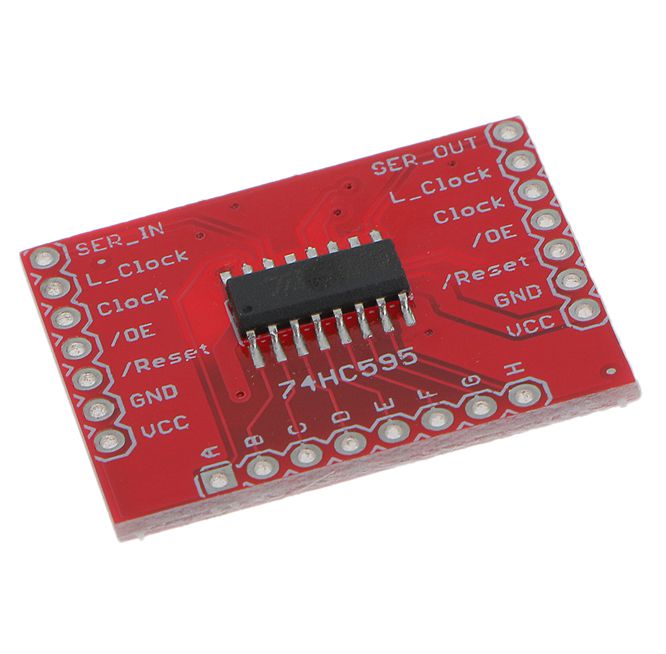 Keyestudio Shift Register 74HC595 Breakout Board
