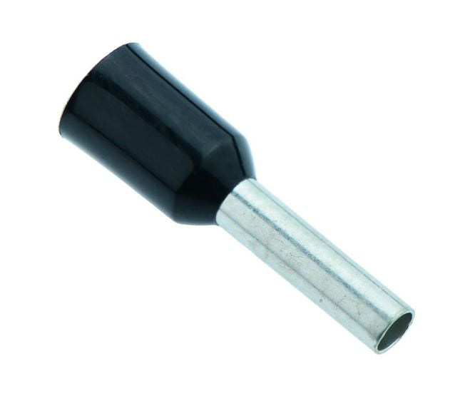 Guosai Boot Lace Terminal Black 1.5mm² L=8