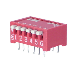 C&K Dip Switch Piano 8 Pole BP08YE