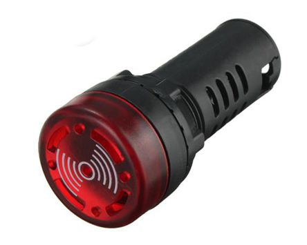 Swan Electric Buzzer Flash Red 12V AC/DC