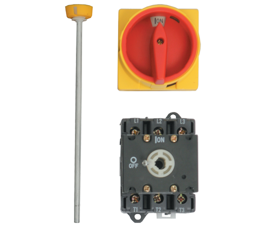 Panel Mount Isolator with Shaft and Lock Handle