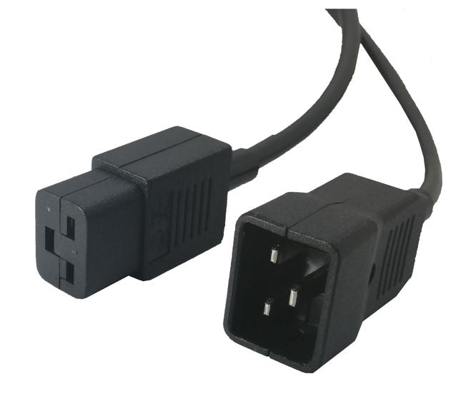 EIE Cable C19 Socket to C20 Plug Unmoulded Iec Lead