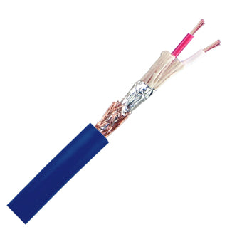 EIE Audio Screened Cable 2C O=6.0 Blue - Single Piece