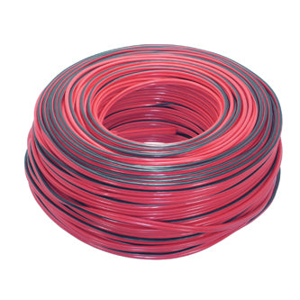 EIE Twin Flex Red/Black 0.4mm - 100m/ROLL