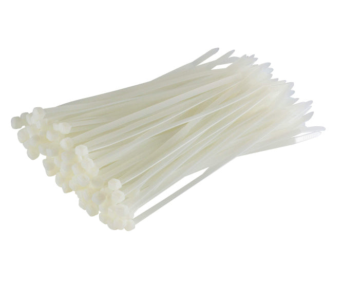 Mecaon Cable Ties in Clear Plastic 150x3.6mm 1K/BAG