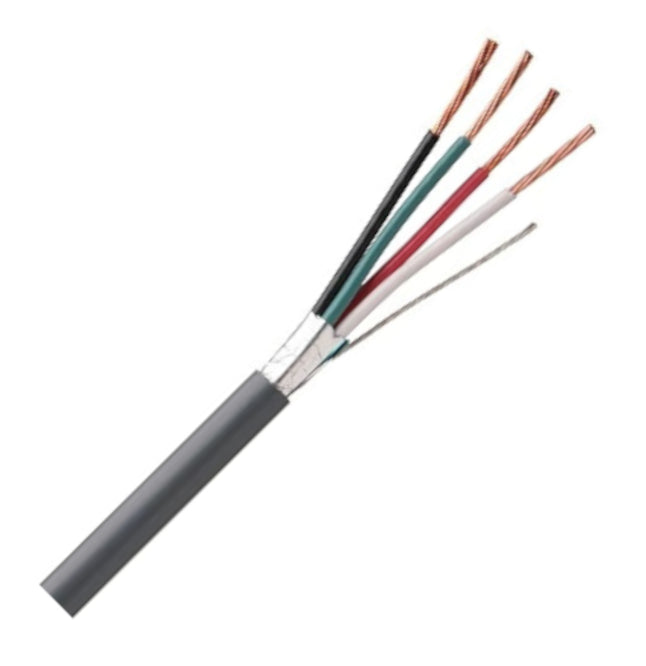 EIE Signal Cable 4C Screen CSA=0.22mm OD=5mm Grey - per Meter