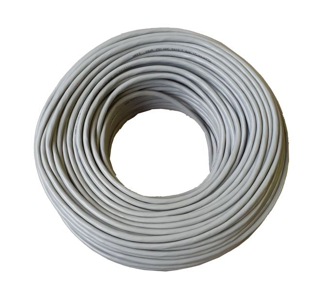 EIE Signal Cable 2C Screen CSA=0.22mm OD=3mm Grey - 100m/ROLL