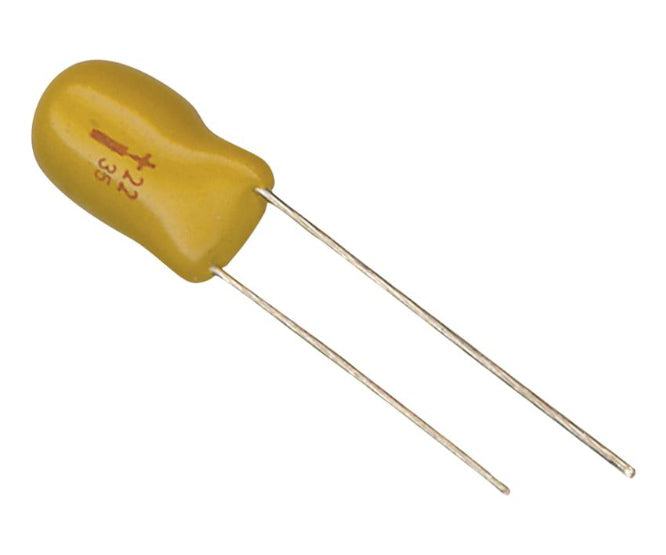 EIE Tantalum Capacitor Bead 15UF 16V P=2.5mm 10%