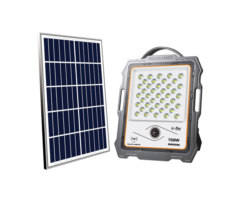 Solar CCTV Floodlight with WiFi