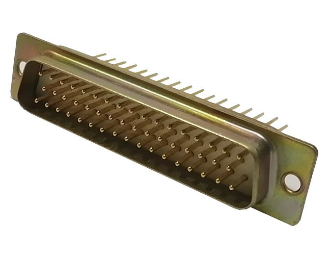 EIE Plug D-Sub 50W PCB Straight Metal with Wrap