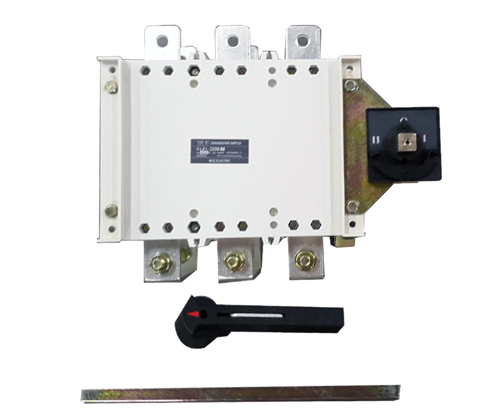 changeover switch 125A to 3150A 3 pole generator transfer switch base mount enclosed