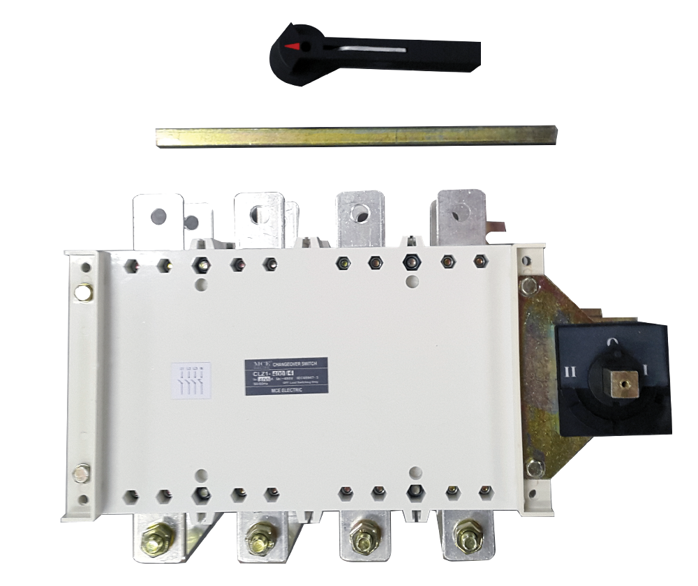 changeover switch 125A to 3150A 4 pole generator transfer switch base mount enclosed