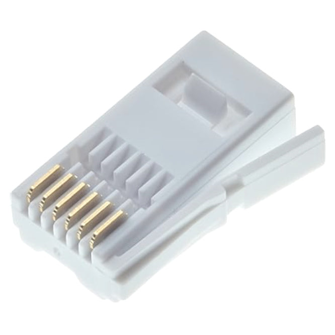 CS Plug Left Lever White British Type